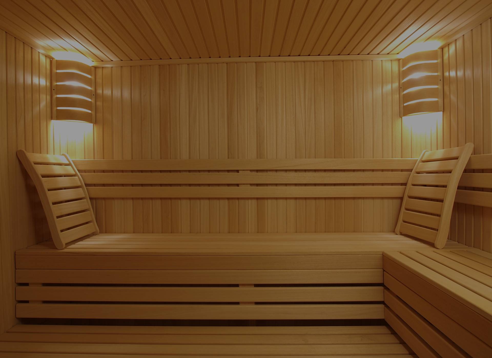 sauna tunnelmavalaistuksella
